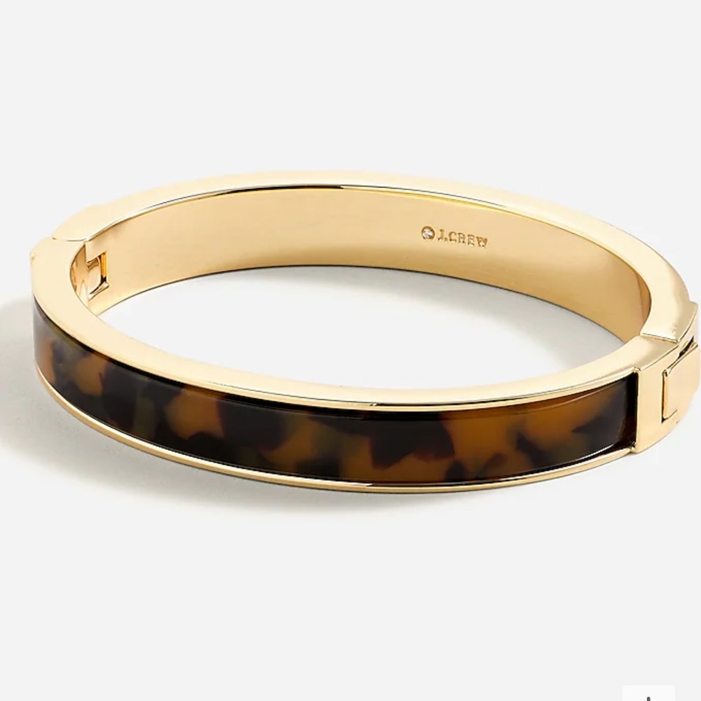 J.Crew Tortoise clamp bracelet